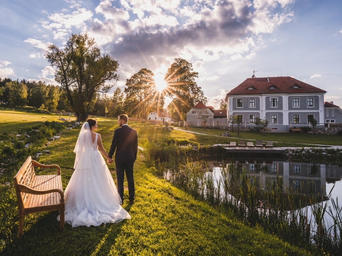 Svatba na Knížecí cestě u Lipna